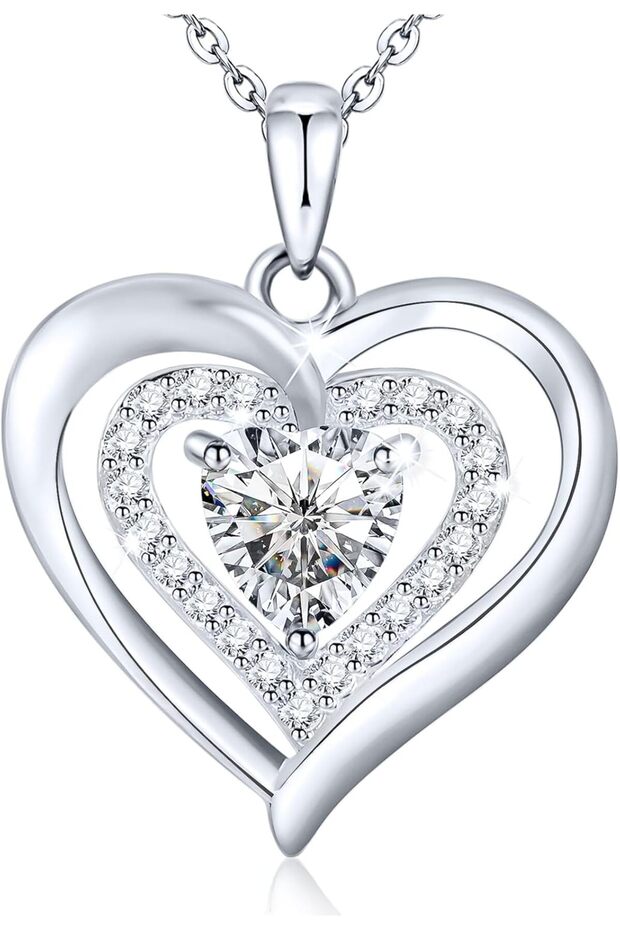 Eternal Rose with Gift Box - Preserved Rose Set with 'I Love You' Necklace