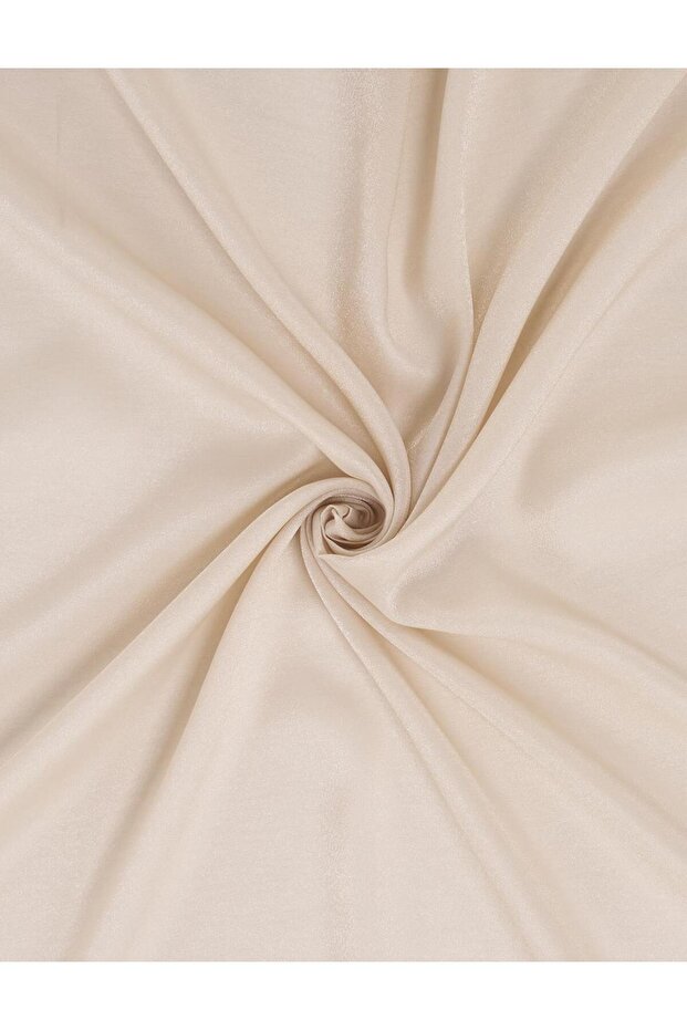 Eșarfă simplă jacquard bej - 2