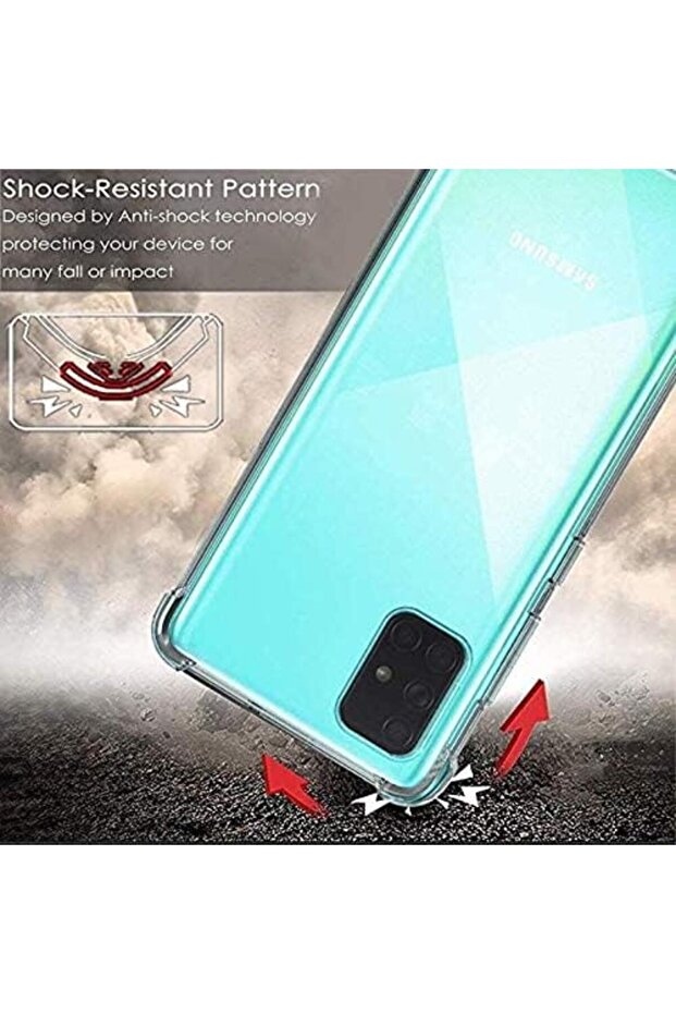 جراب حماية شفاف لجوال سامسونج A31 - 2