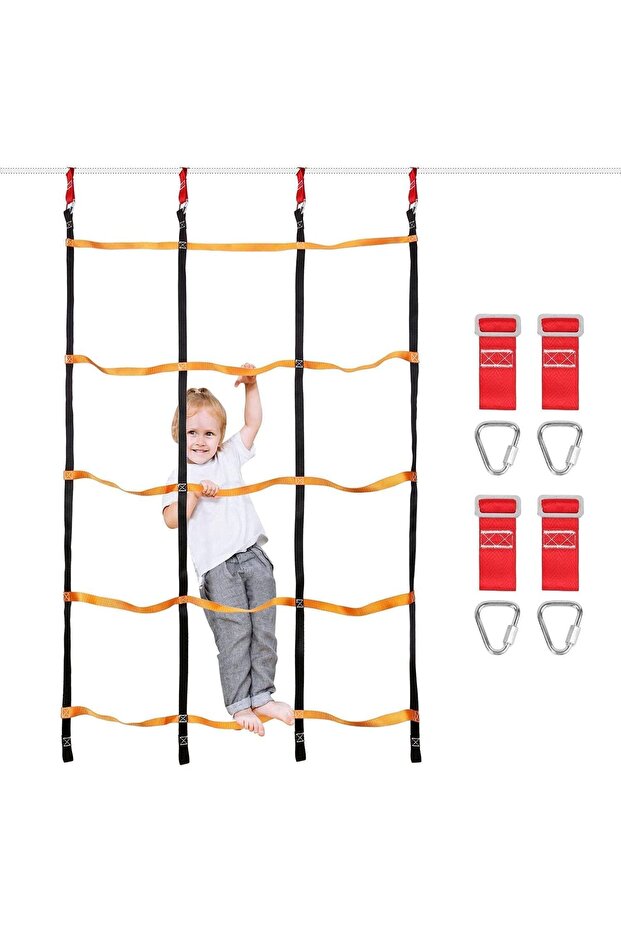 Ninja Obstacle Course Kit - Outdoor Ninja Warrior Training Equipment for Kids