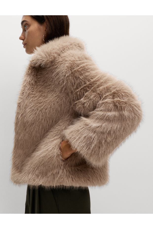 Kısa Kürklü Ceket - 3