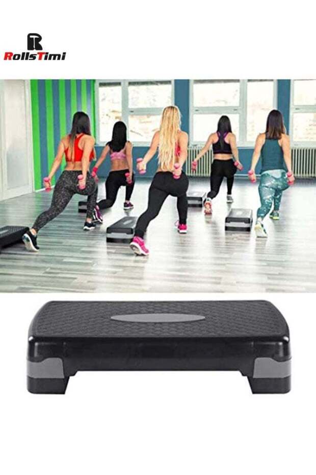 Aerobic Stepper Exercise Platform Adjustable - Home Gym Stepper - 6