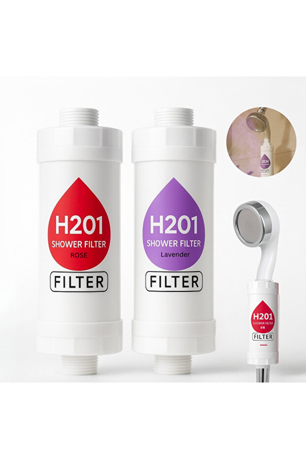 Shower filter with vitamins - Rose