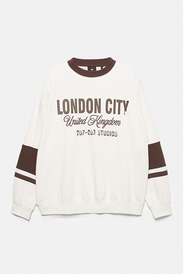 London City grafik sweatshirt - 7