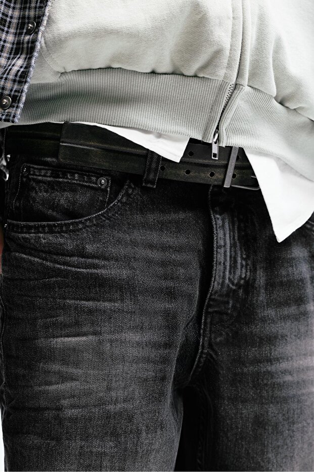 Düşük bel baggy jean - 5