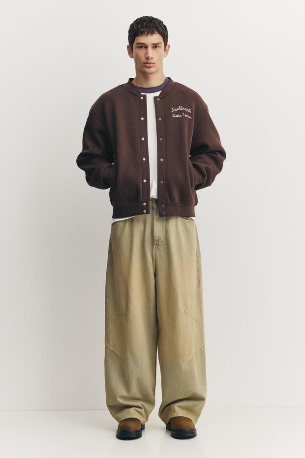 Nakışlı kolej ceketi - 3