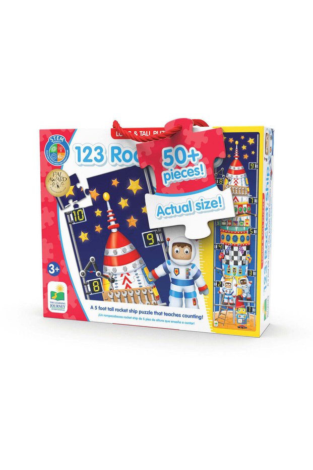 Puzzle înalt pentru podea - Rocket 123