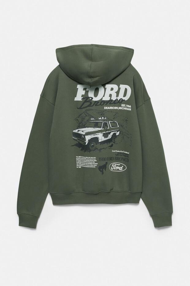 Ford Bronco kapüşonlu sweatshirt - 5