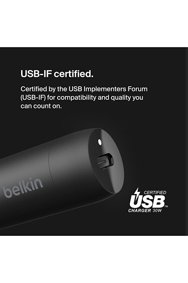 Boost Charge 30W Fast Car Charger with USB-C to Lightning Cable - 3