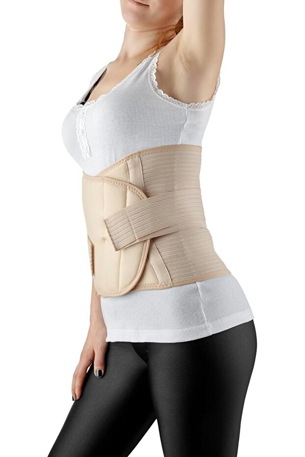 Postpartum Corset - S-M (Tan)