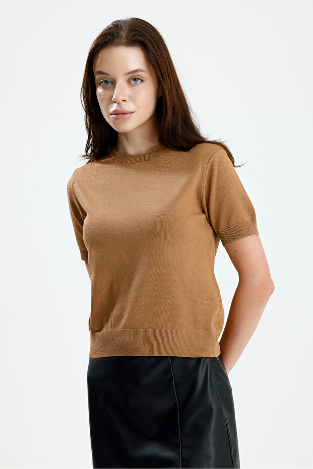 Kısa Kol Kadın Triko - 2