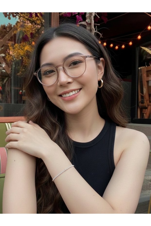 Klass | Round Frame Blue Light Protection Glasses Screen Protection Glasses Unisex Glass Can Be Changed