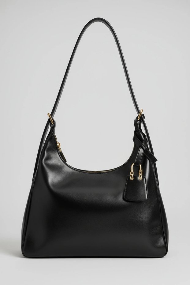Maraw Model Women's Shoulder Bag with Black Charm Gift