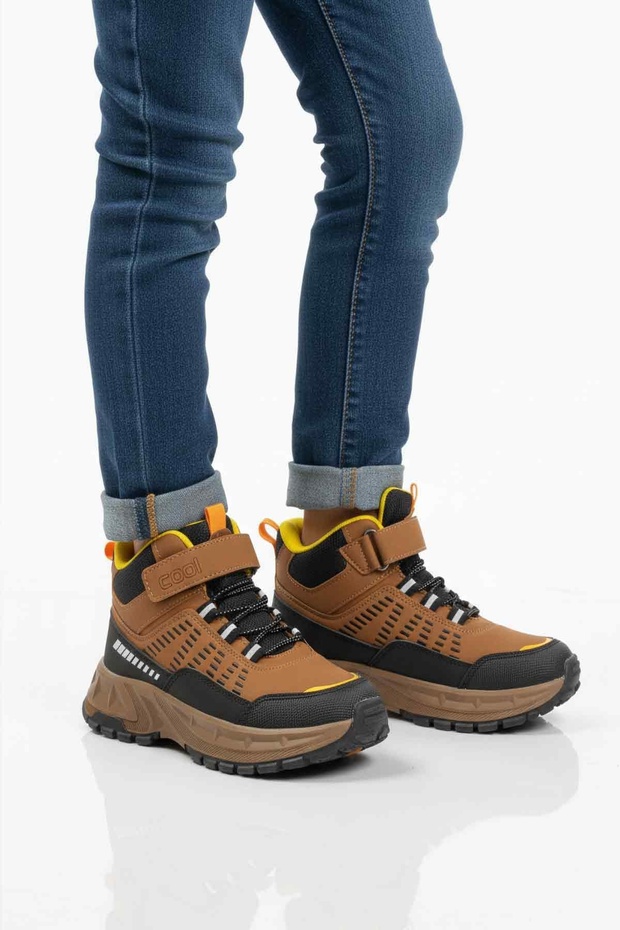 Taba Velcro Non-Slip Sole Boys' Outdoor Boots Tiger F