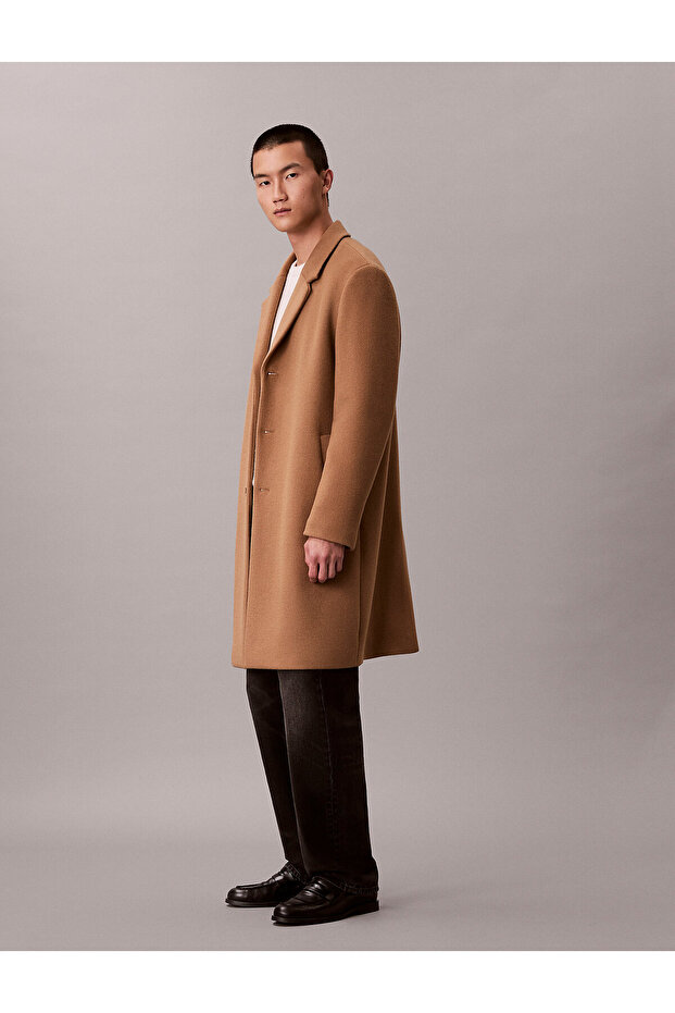 Wool Blend Overcoat - 3