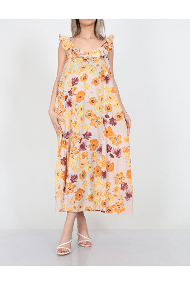 Rochie lunga, Roz Pudra - 1