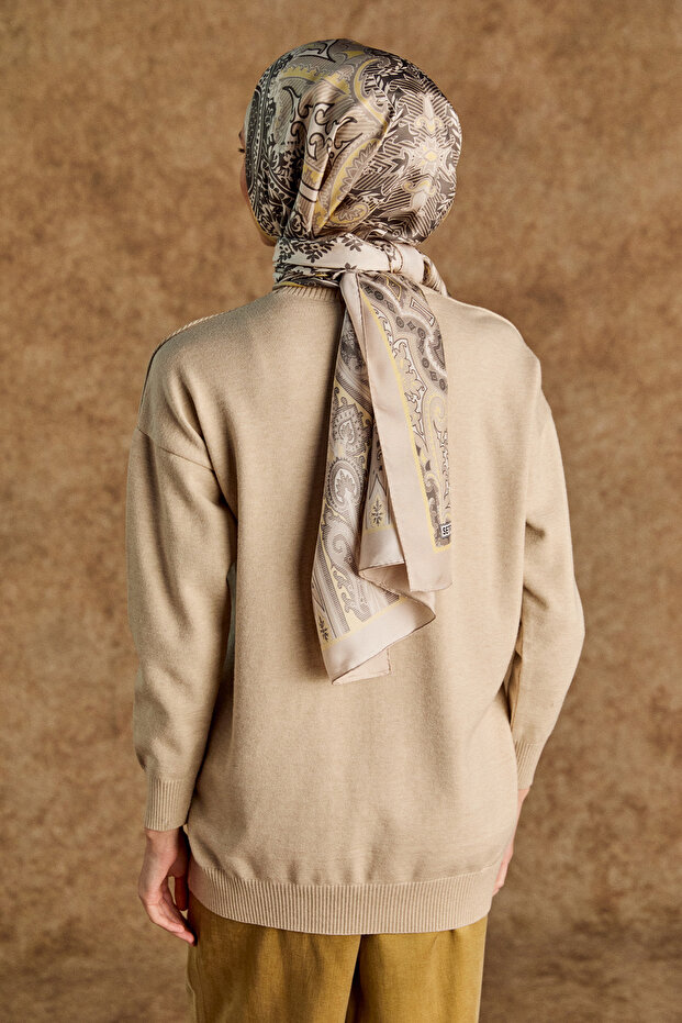 Parçalı Triko Tunik - 5