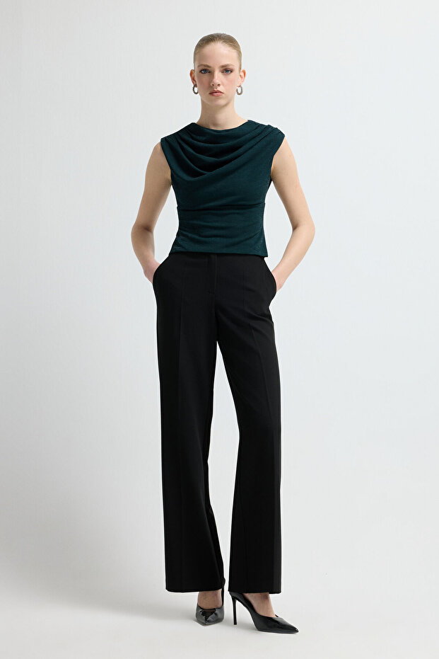 Drapeli Kolsuz Bluz - 3