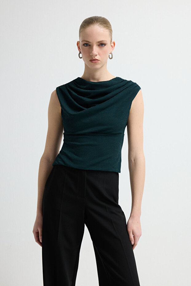 Drapeli Kolsuz Bluz - 1