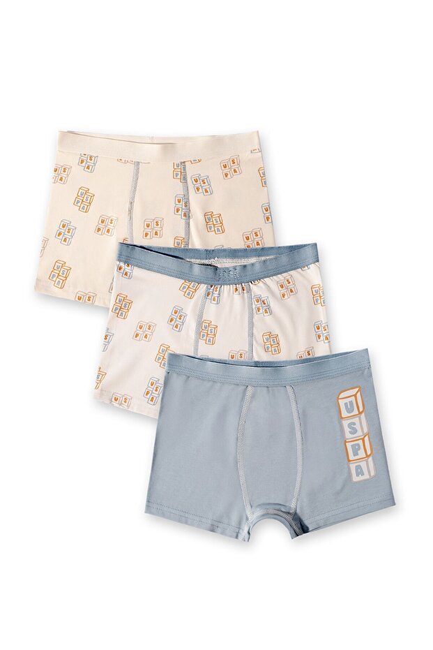 Boy's Winter Regular Fit Cream Boxer Us2243-C-V1
