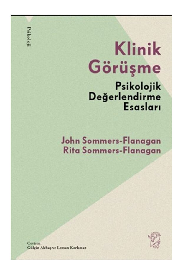 Klinik Görüşme John Sommers-Flanagan Ve Rita Sommers-Flanagan