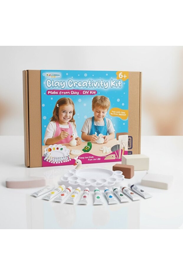 مجموعة الإبداع بالطين للأطفال – تشكيل ورسم وتخيل بلا حدود! - 1