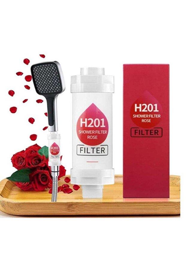 Shower Soaker Vitamin C Shower Head Filter (Rose)