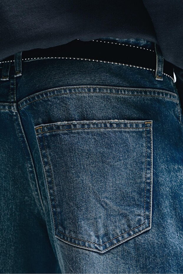 Low-rise baggy jeans - 8