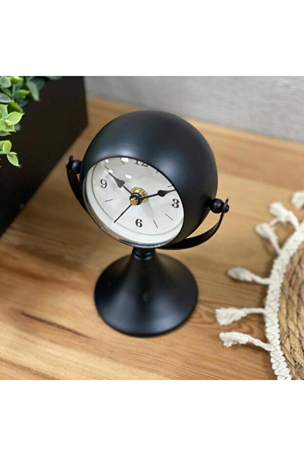 ساعة مكتبية على مدار الساعة مع مرآة - 2