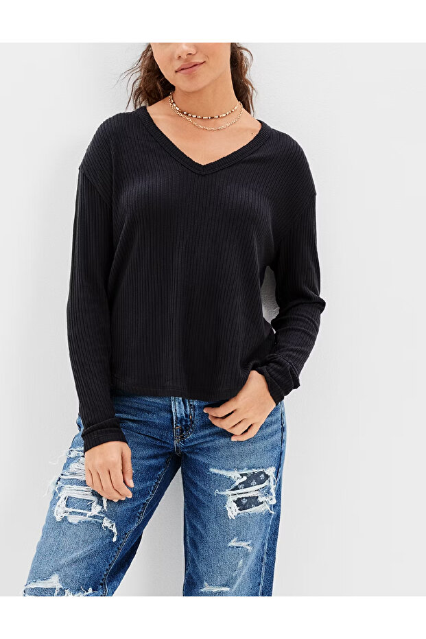 Bluza, Negru - 1