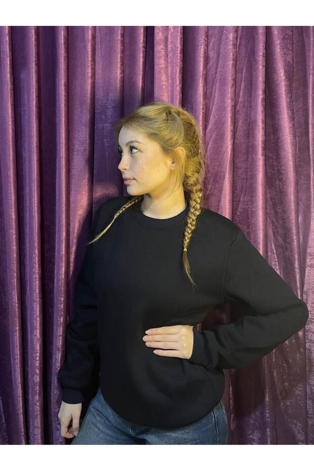 Black Split Sweatshirt - 3