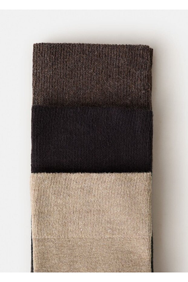 3'lü pamuklu çorap - 2