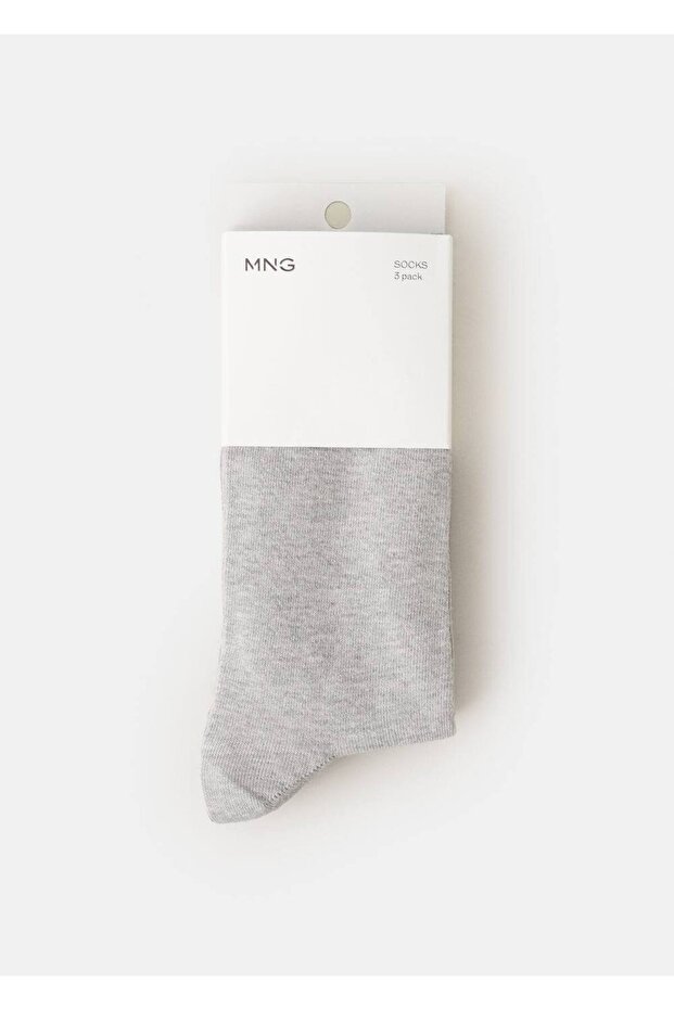 3'lü pamuklu çorap - 2