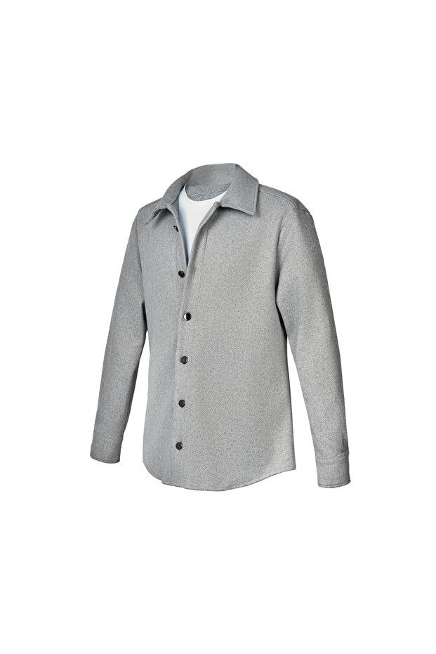 GRİ KAŞE GÖMLEK - 3