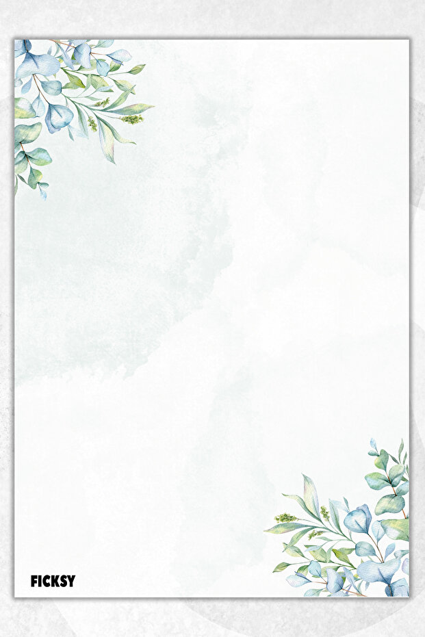 Flower Note Paper - A5 Size - 50 Sheets - Notepad - Memopad - Memo Pad - To Do List - 1