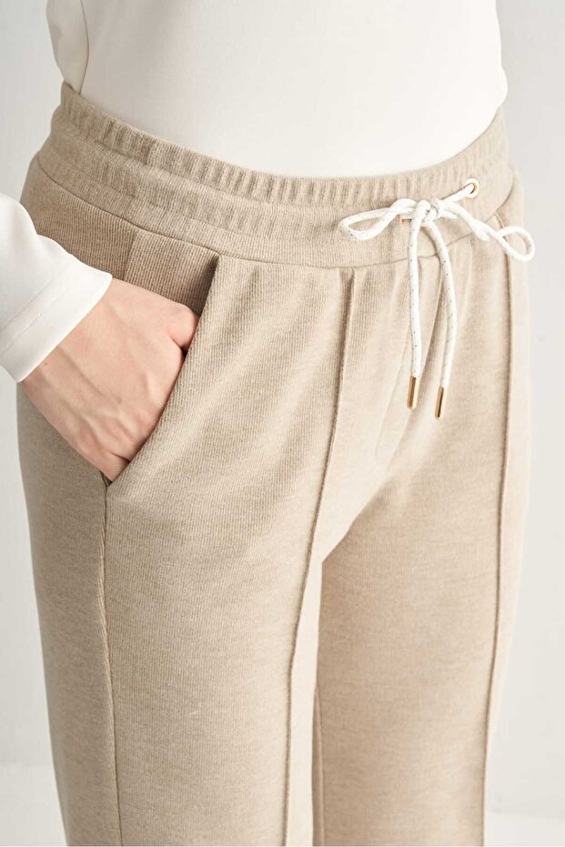 Beli Lastikli Pantolon - 5