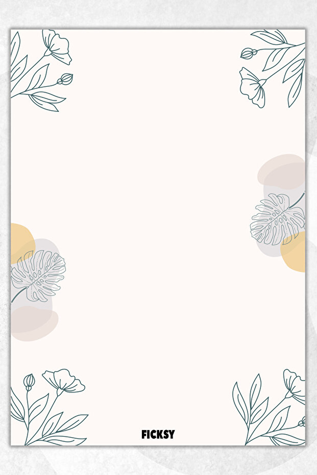 Flower Note Paper - A5 Size - 50 Sheets - Notepad - Memopad - Memo Pad - To Do List - 1