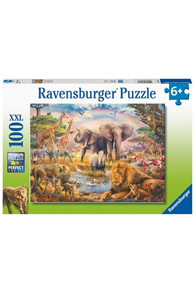 Wild Animals Puzzle, 100 Pieces - 2