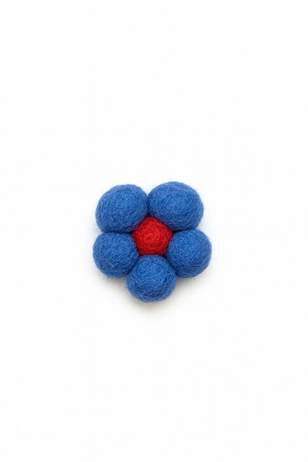 Handmade Felt Figure Brooch Buckle Crown Ornament – Cute Felt Accessory 9