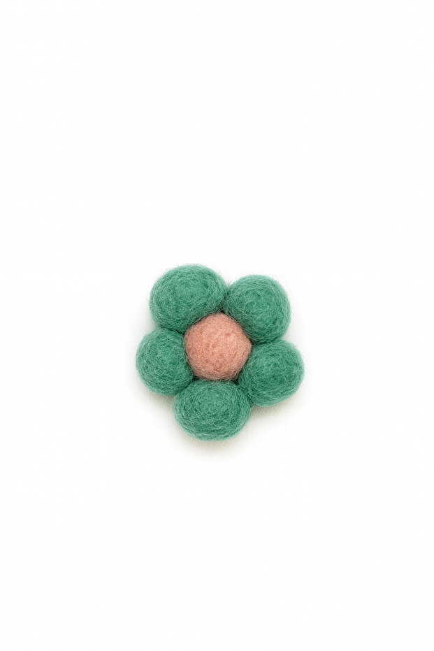 Handmade Felt Figure Brooch Buckle Crown Ornament – Cute Felt Accessory 10