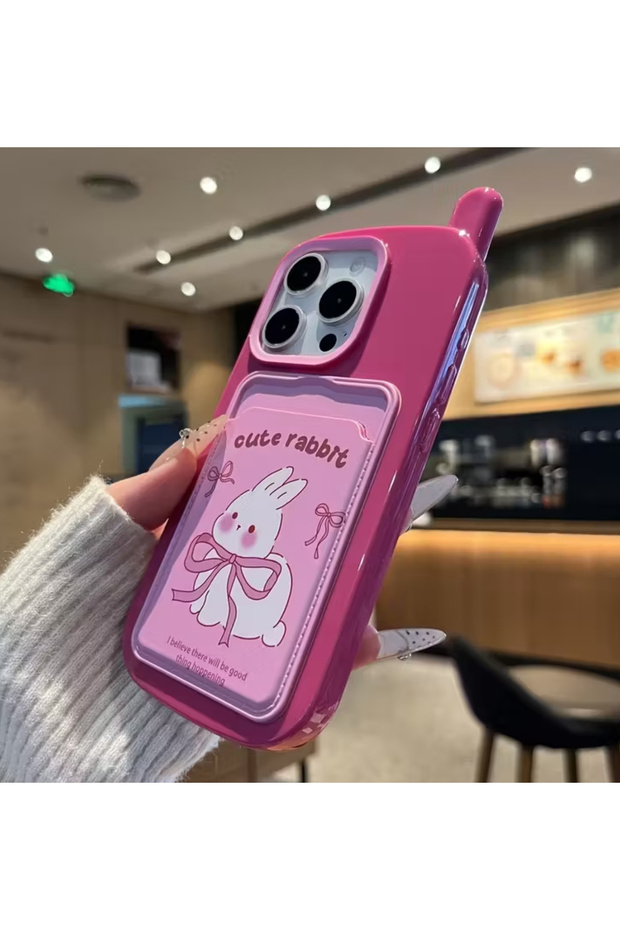 حافظة أرنب متوافقة مع آيفون 15 برو - 3