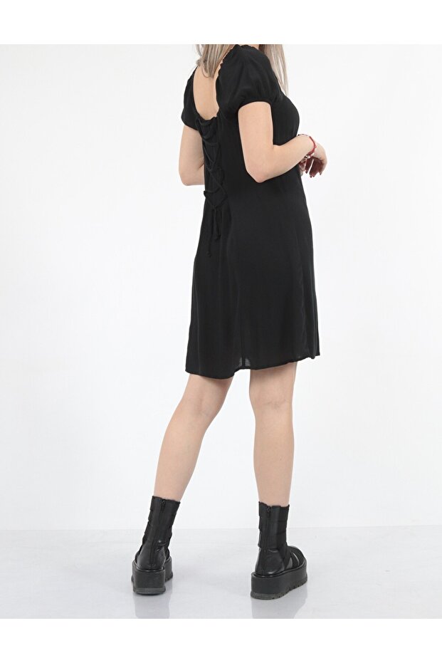 Rochie scurta, Negru - 2