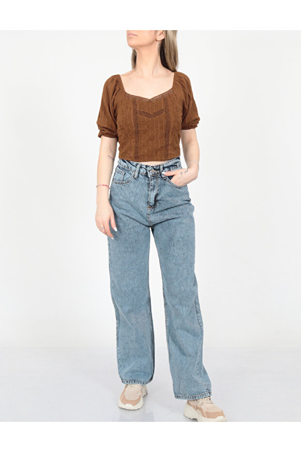 Top, Brown - 1