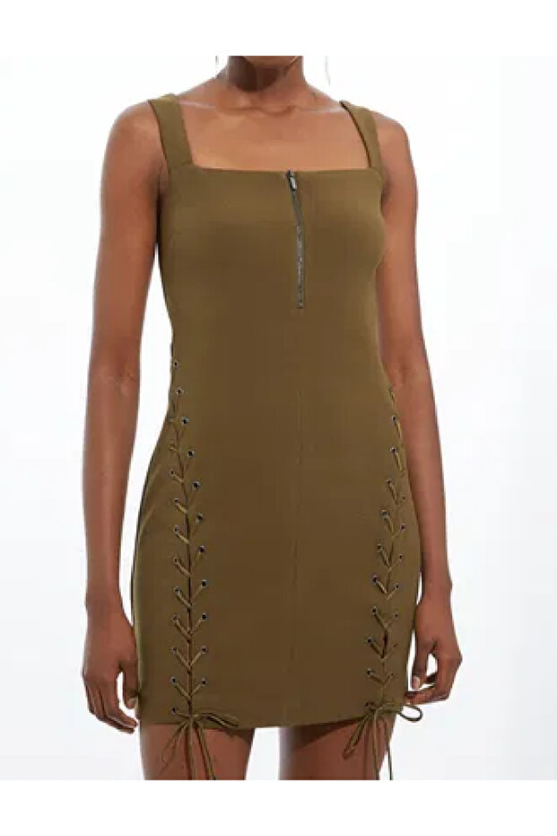 Rochie scurta, Verde - 1