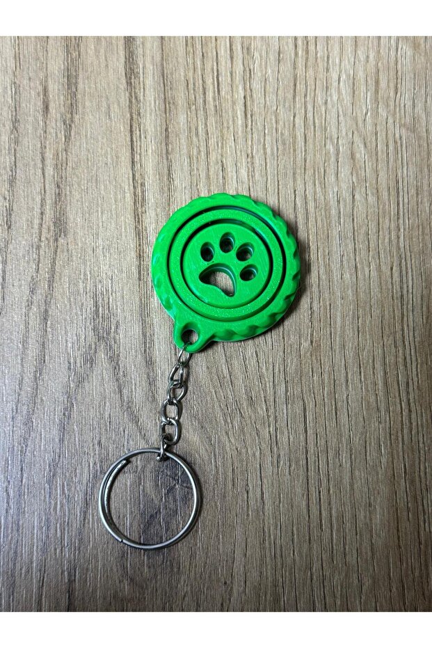 سلسلة مفاتيح على شكل نموذج دوار ثلاثي الأبعاد - 3