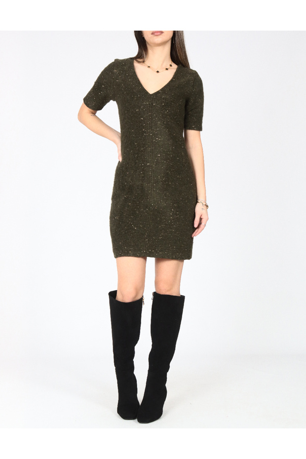 Rochie scurta, Verde - 1