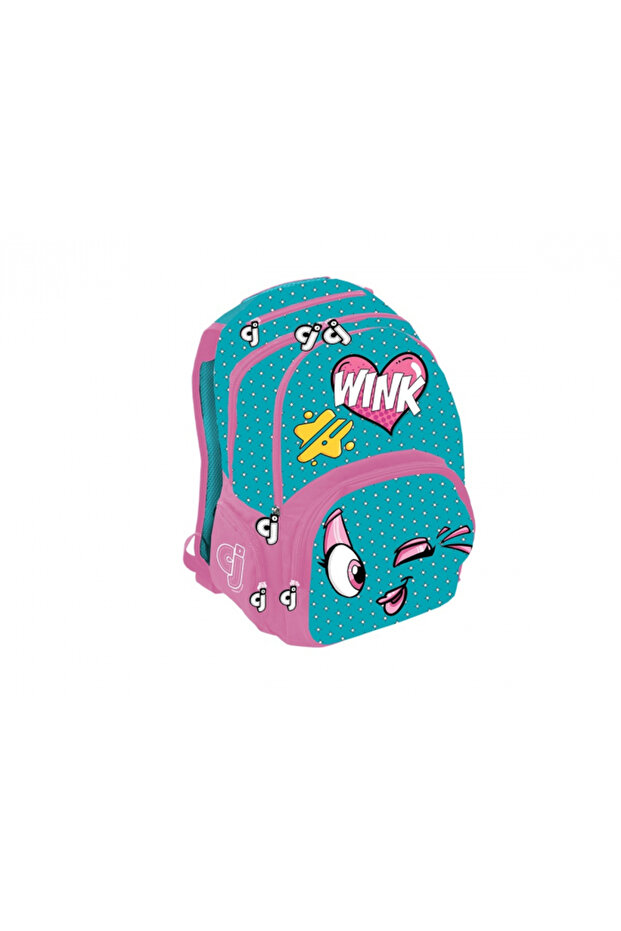 Ghiozdan școlar cu 4 compartimente Coratella Junior - 1