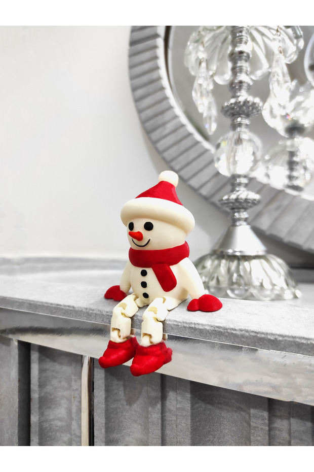 3D Baskı Kardan Adam Figürü - 1