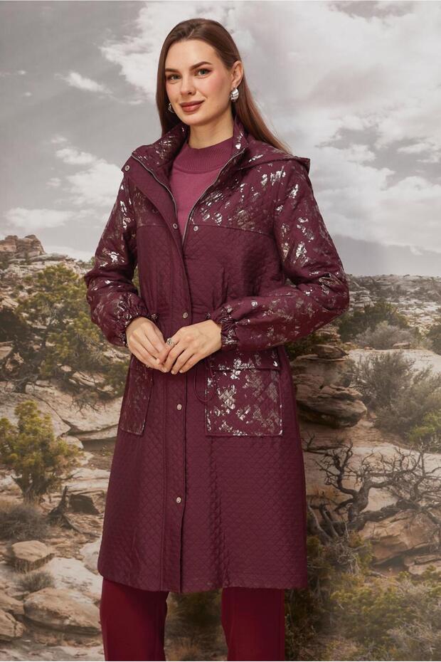 Quilted Trench Coat 10988
