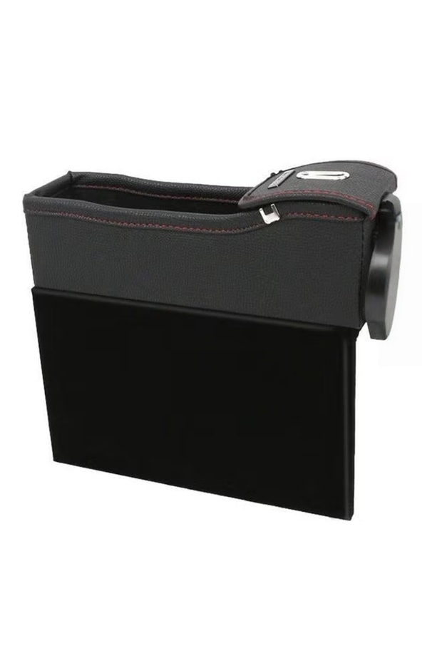 Multifunctional Leather Seat Gap Storage Box - 1